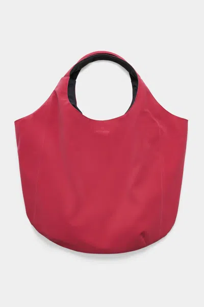 Stutterheim Svea Puffer Bag Matte In Burgundy