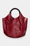 Stutterheim Svea Puffer Bag Opal In Burgundy