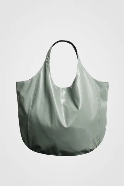 Stutterheim Svea Puffer Bag Opal In Green