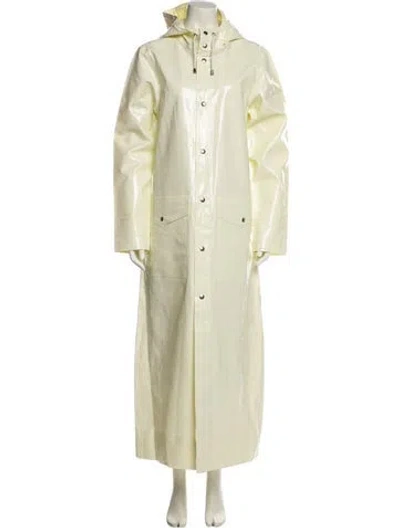 Pre-owned Stutterheim Trench Coat In Yellow