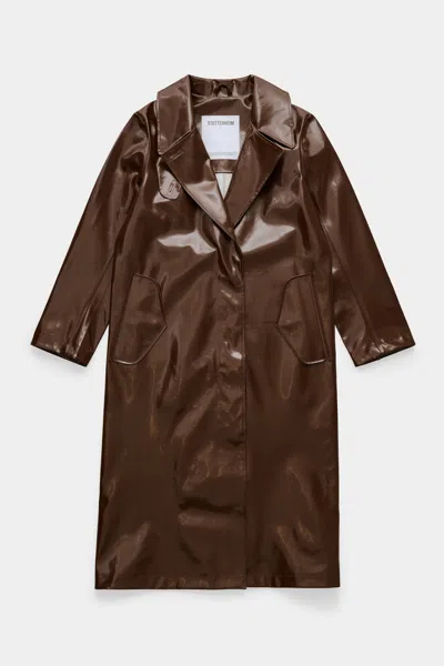 Stutterheim Wayfair Opal Trench Coat In Animal Print