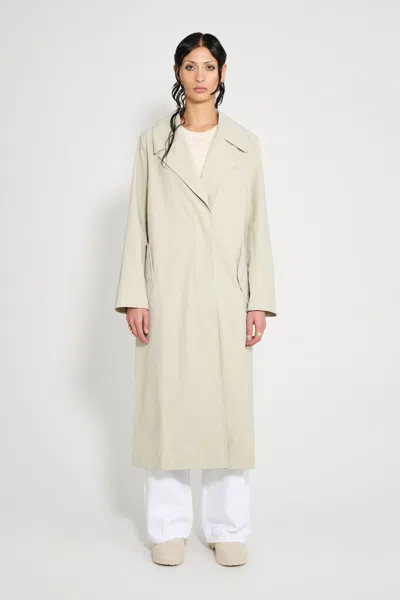 Stutterheim Wayfair Trench Coat In Neutral