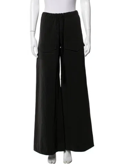 Pre-owned Stutterheim Wide Leg Pants In Green