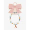 Stych Accessories Multi Lght Personalised Initial Beaded Bracelet Set In Multi