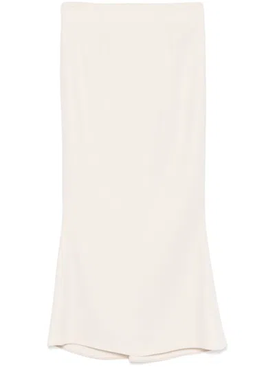 Styland Crepe Maxi Skirt In Neutrals