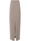 Styland Dart-detail Skirt In Purple