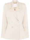 Styland Double-breasted Blazer In Neutrals