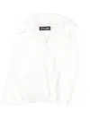 Styland Faux-fur Open-front Coat In Weiss