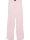 Styland Grosgrain-stripe Trousers In Pink