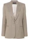 Styland Houndstooth Blazer In Neutrals