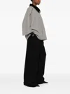 Styland Houndstooth-pattern Coat In Black
