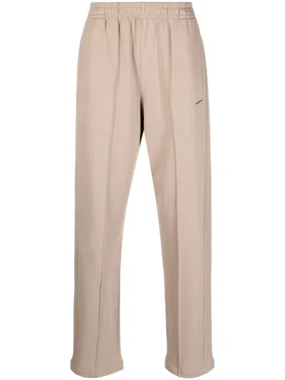 Styland Organic-cotton Track Pants In Neutrals