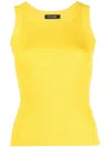 Styland Organic-cotton Vest-top In Gelb