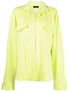 Styland Hemdjacke Im Oversized-look In Yellow
