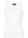 Styland Sleeveless Cotton Top In White