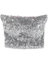 Styland Sequined Crop Top In Silver