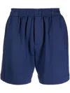 Styland Straight-leg Track Shorts In Blue