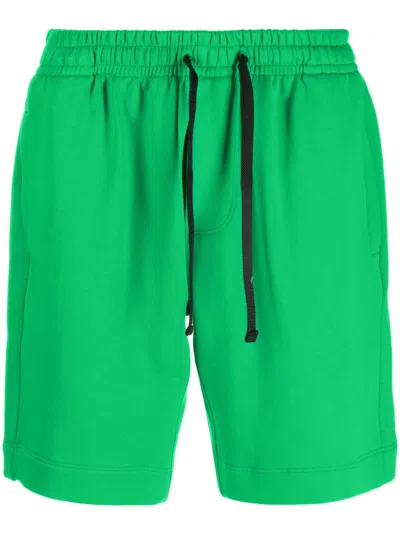 Styland Straight-leg Track Shorts In Green