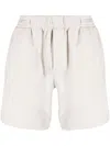 Styland Straight-leg Track Shorts In Grey