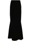 Styland Stretch Maxi Skirt In Black