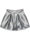 Styland Taffeta Shorts In Grey