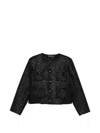 Styland Tweed Patch-pocket Jacket In Black