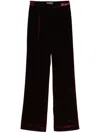 Styland Velvet Trousers In 57 Rio Red