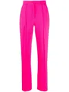 Styland Wool Straight-leg Trousers In Pink