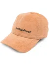 Styland Embroidered-slogan Baseball Cap In Brown