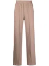 Styland Straight-leg Track Pants In Brown