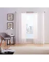 Style 212 Sheer Window Panel Pair In White