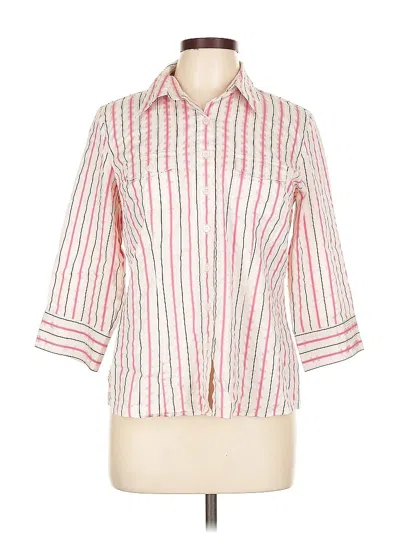 Pre-owned Style & Co 3/4 Sleeve Blouse In Pink