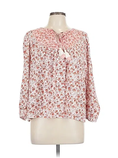Pre-owned Style & Co 3/4 Sleeve Blouse In Pink