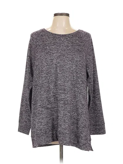 Pre-owned Style & Co 3/4 Sleeve T-shirt In Gray