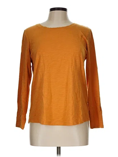 Pre-owned Style & Co 3/4 Sleeve T-shirt In Orange