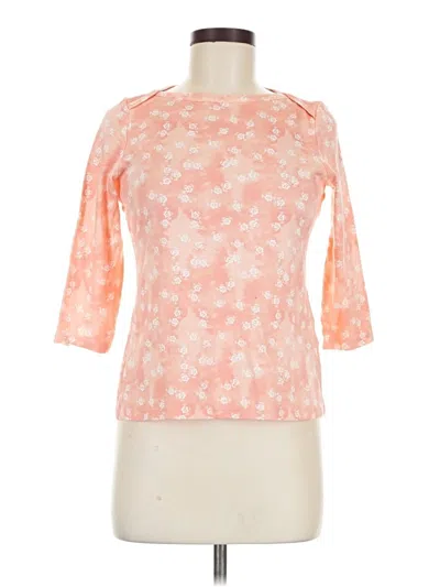 Pre-owned Style & Co 3/4 Sleeve T-shirt In Orange
