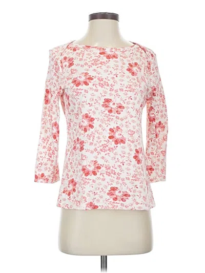 Pre-owned Style & Co 3/4 Sleeve T-shirt In Pink