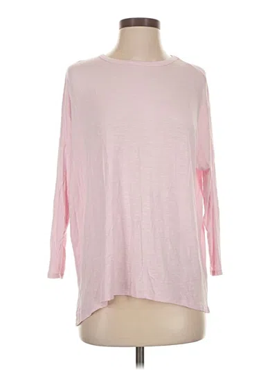 Pre-owned Style & Co 3/4 Sleeve T-shirt In Pink