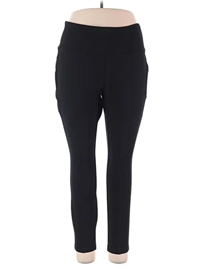 Pre-owned Style & Co Active Pants In Black