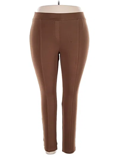 Pre-owned Style & Co Active Pants In Brown