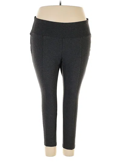 Pre-owned Style & Co Active Pants In Gray