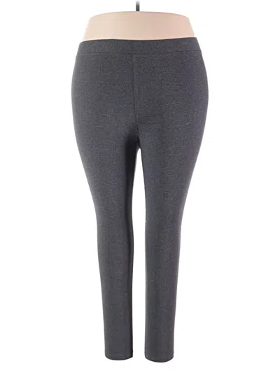 Pre-owned Style & Co Active Pants In Gray