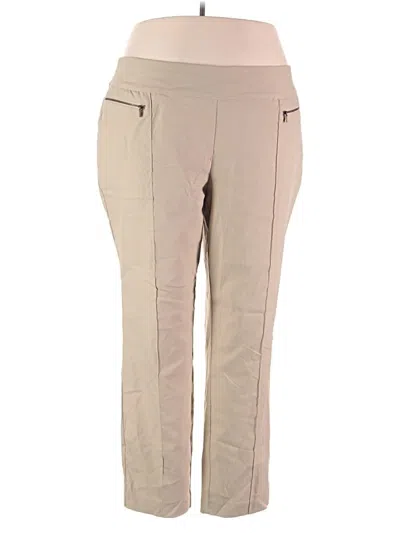 Pre-owned Style & Co Active Pants In Tan