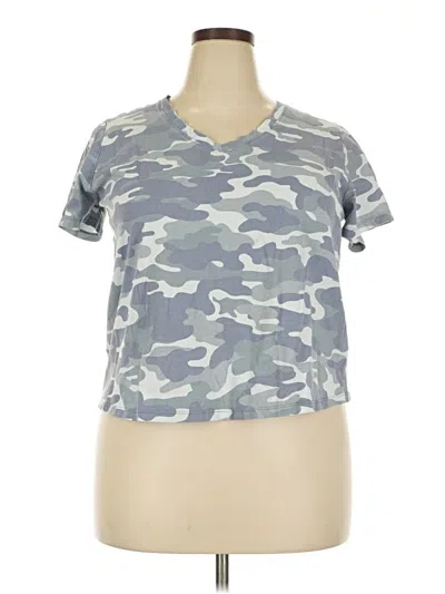 Pre-owned Style & Co Active T-shirt In Gray