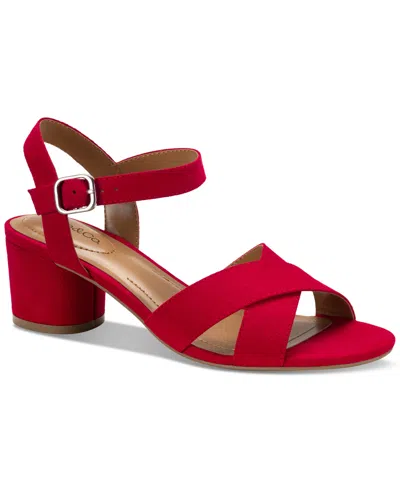 Block Heel Macy's Red Heels Shoes Style Co Women's Amariss