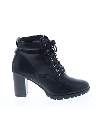 Pre-owned Style & Co Ankle Boots In Black