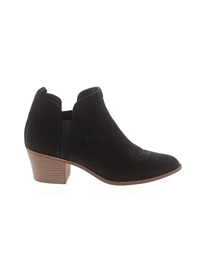 Pre-owned Style & Co Ankle Boots In Black