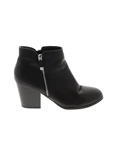 Pre-owned Style & Co Ankle Boots In Black
