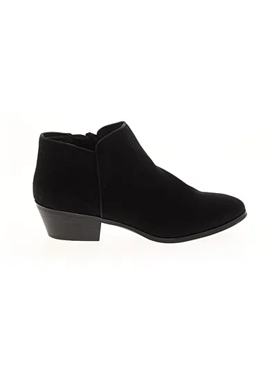 Pre-owned Style & Co Ankle Boots In Black