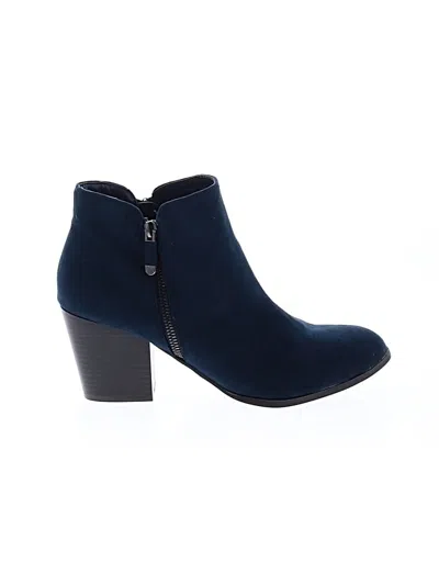 Pre-owned Style & Co Ankle Boots In Blue